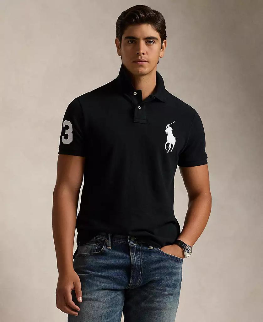 Ralph Lauren Men's  Big Pony Custom Slim Fit Mesh Polo