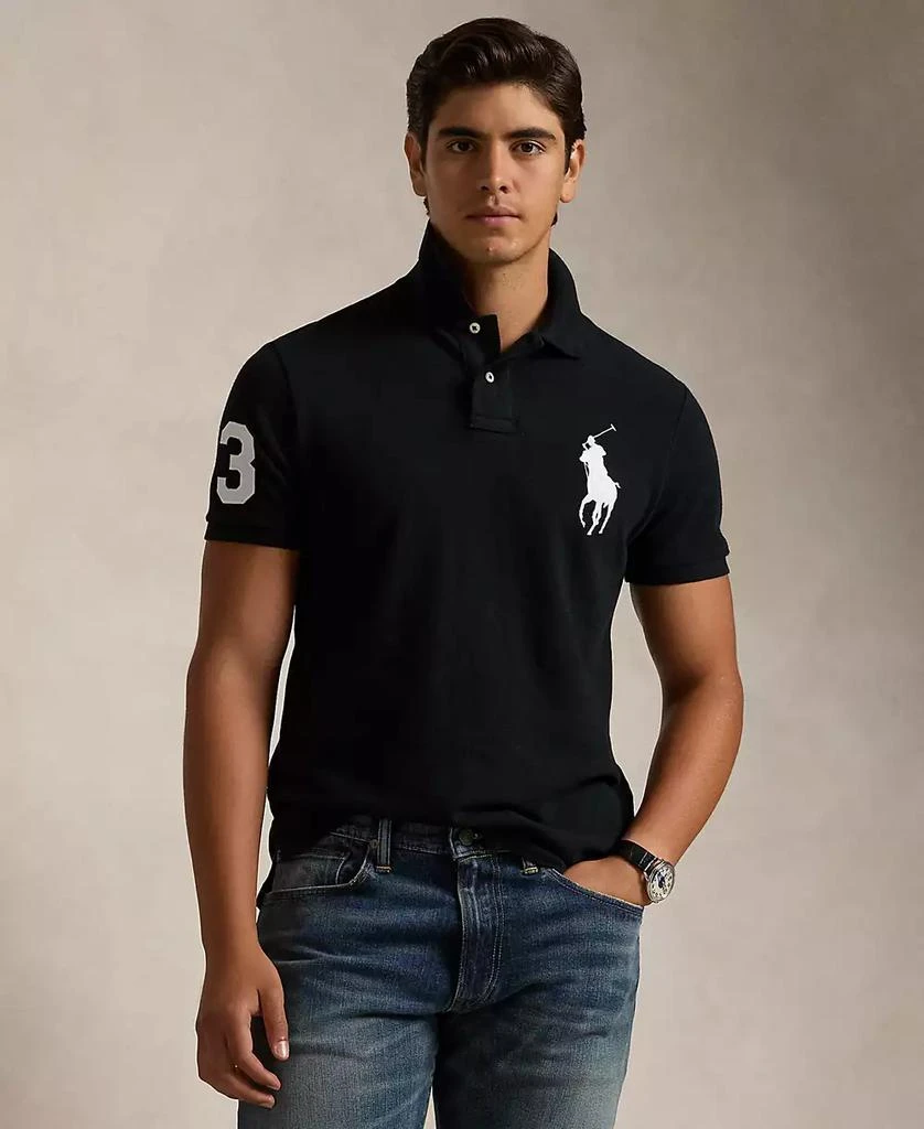 Polo Ralph Lauren Men's  Big Pony Custom Slim Fit Mesh Polo 1