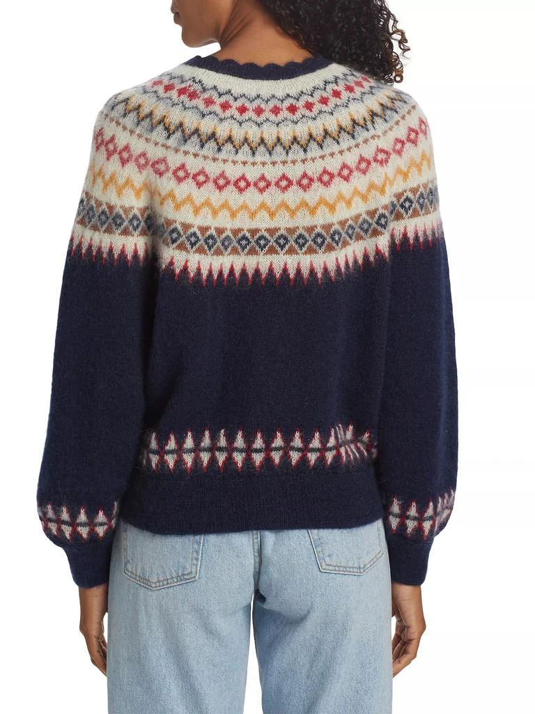 DÔEN Amble Fair Isle-Inspired Mohair-Blend Cardigan 5