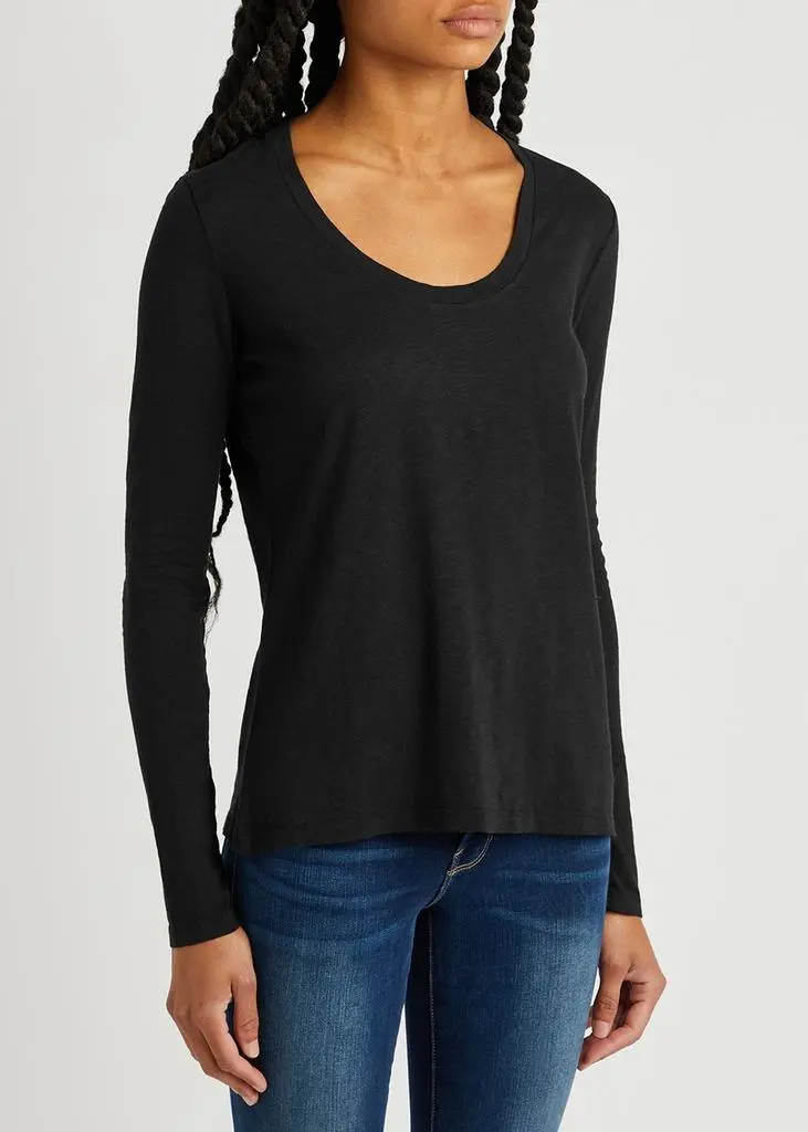 American Vintage Jacksonville slubbed cotton-blend top 2