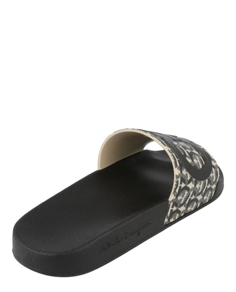 Ferragamo Men’s Gancini logo monogram slides NEW Shop Groovy Dual Gancini Slides on Sale at BeyondStyle – Get  main image 3