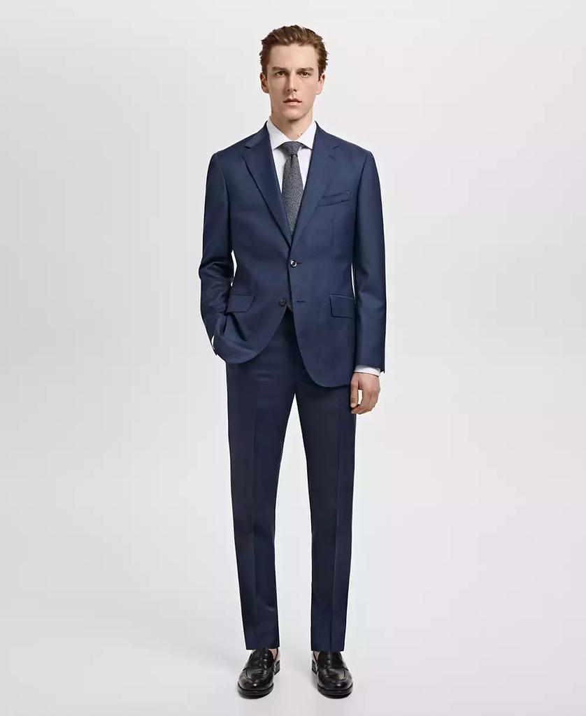 Mango Men's Venice Virgin Wool Suit Pants