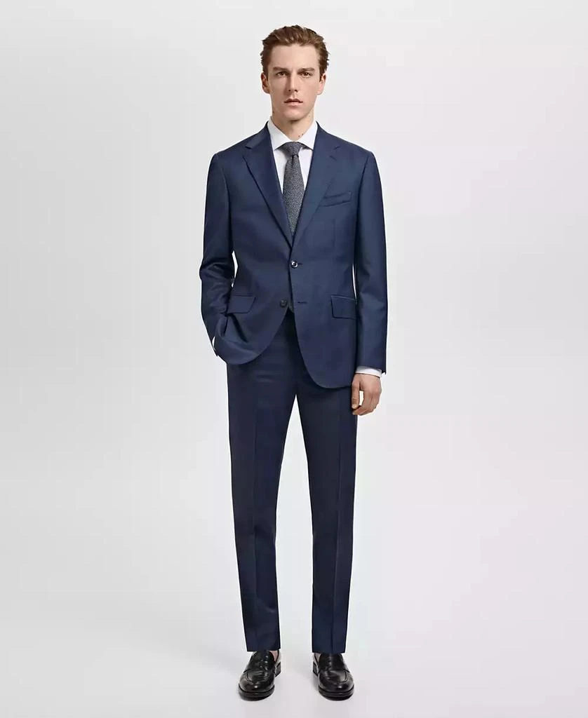 Mango Men's Venice Virgin Wool Suit Pants 2