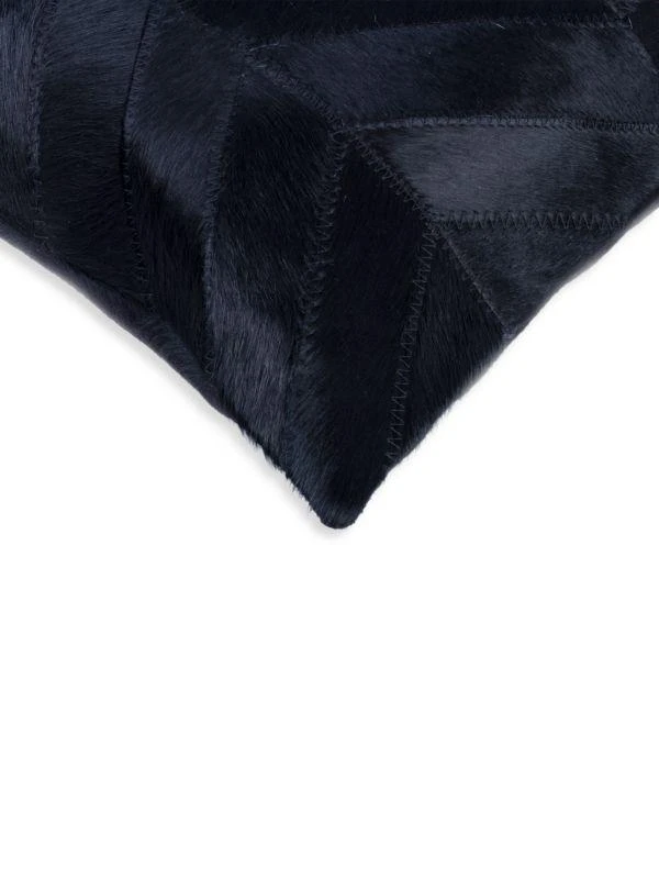 Natural 2-Pack Rectangular Chevron Cowhide Pillow Set 2