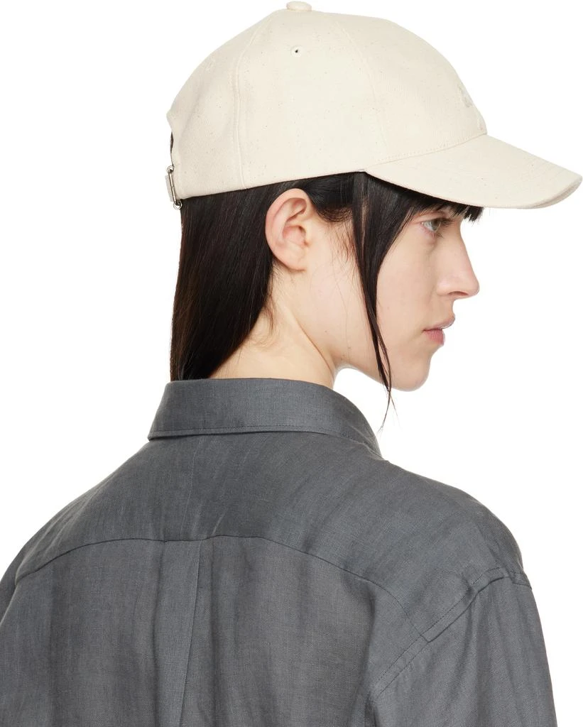A.P.C. Off-White Charlie Chainette Baseball Cap 3