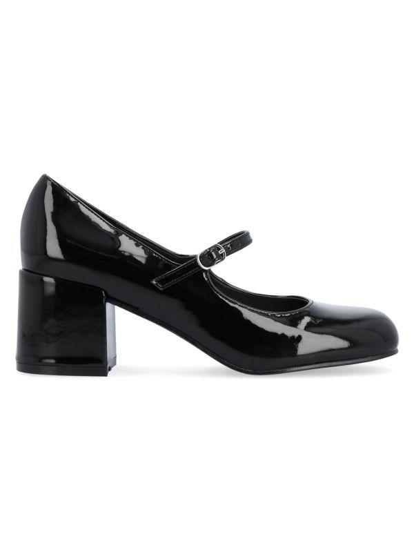 JOURNEE Okenna 63MM Glossy Pumps