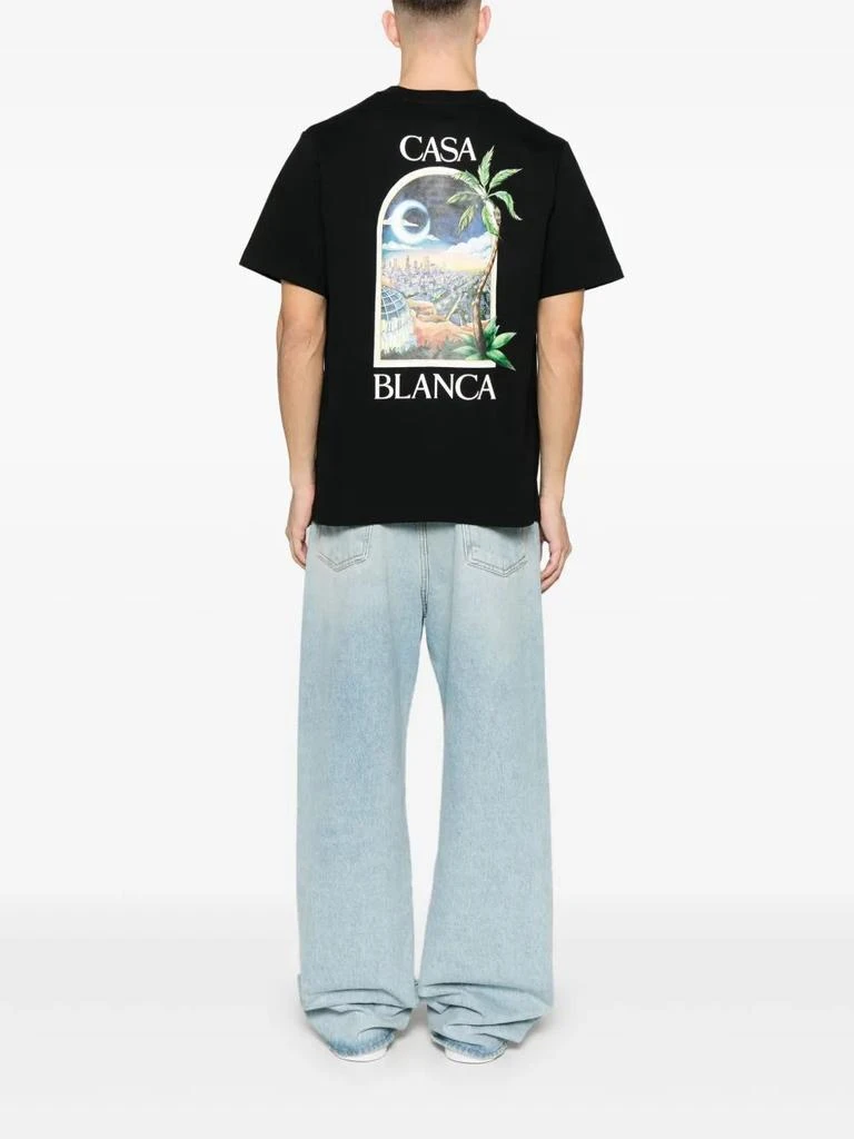 Casablanca LA NIGHT BLACK T-SHIRT 2
