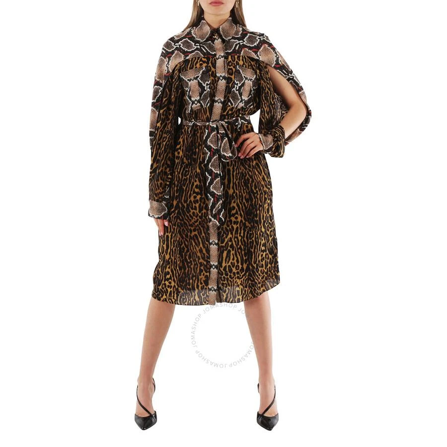 Burberry Ladies Animal Print Shirt-style Dress 2