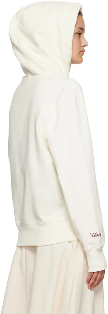 Moncler White Embroidered Hoodie 3
