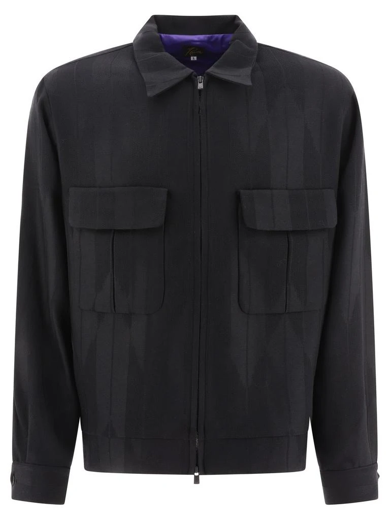 Needles Needles Sport Collared Zip-Up Jacket 1