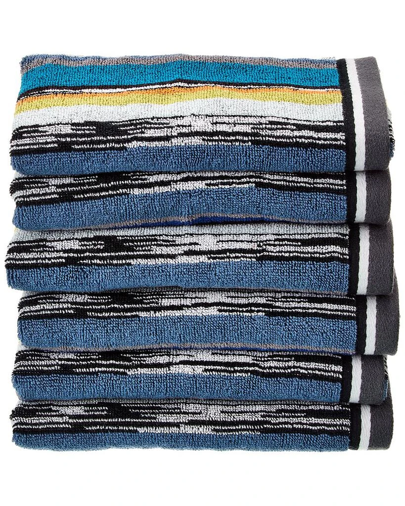 Missoni Set Of 6 Wooden Hand Towels 1