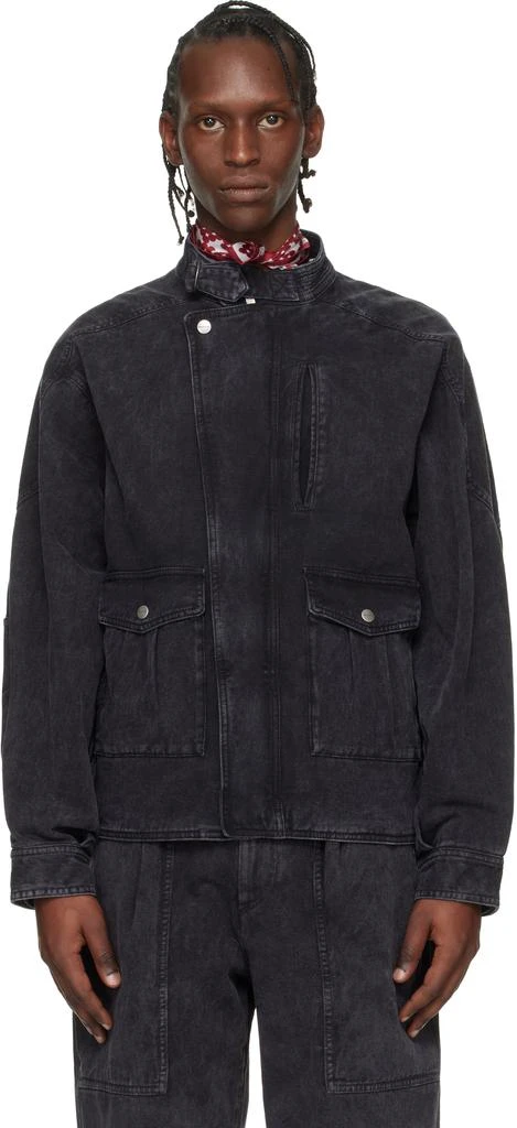 Isabel Marant Black Isaiah Denim Jacket
