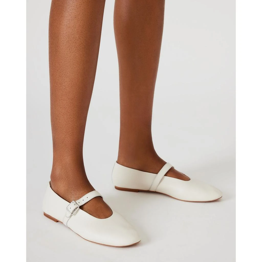 Steve Madden Dreaming White Leather 2