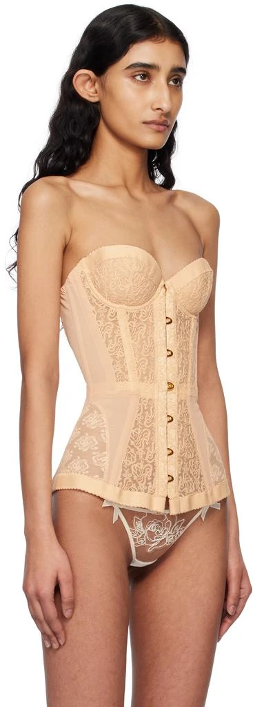 L'Agent by Agent Provocateur Beige Mercy Corset 2