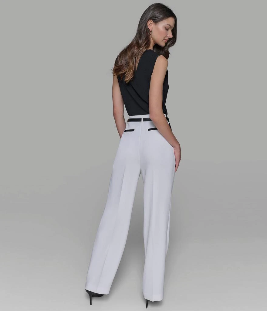 Karl Lagerfeld Paris BELTED WIDE LEG TROUSER 8