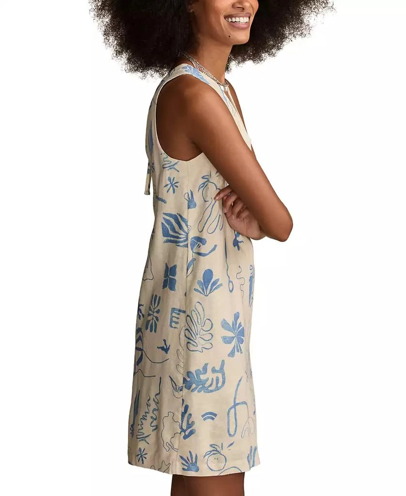 Lucky Brand Women's Printed Sleeveless Mini Shift Dress 3