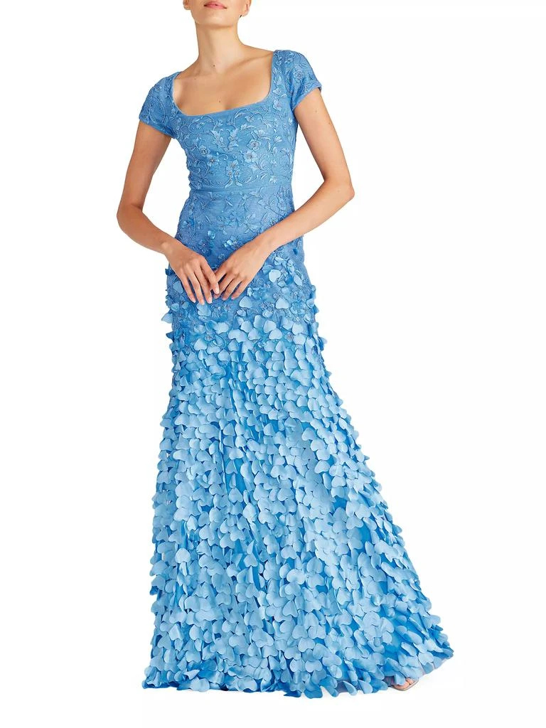 Theia Dawn Beaded Floral Gown 2