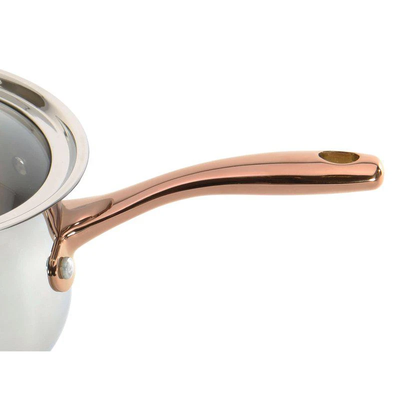 BergHOFF BergHOFF Ouro Gold 18/10 SS 6.25" Saucepan with Glass Lid 2