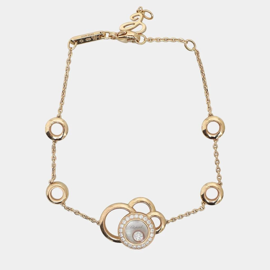 Chopard Chopard 18K Rose Gold and DiamondHappy Dreams Bracelet
