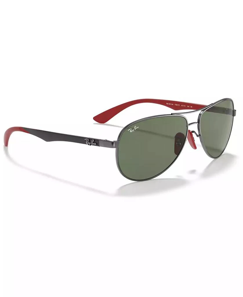 Ray-Ban Men's Sunglasses, RB8313M Scuderia Ferrari Collection 61 5
