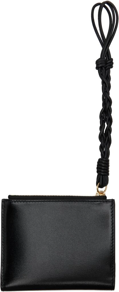 Jil Sander Black Tangle Mini Wallet 2