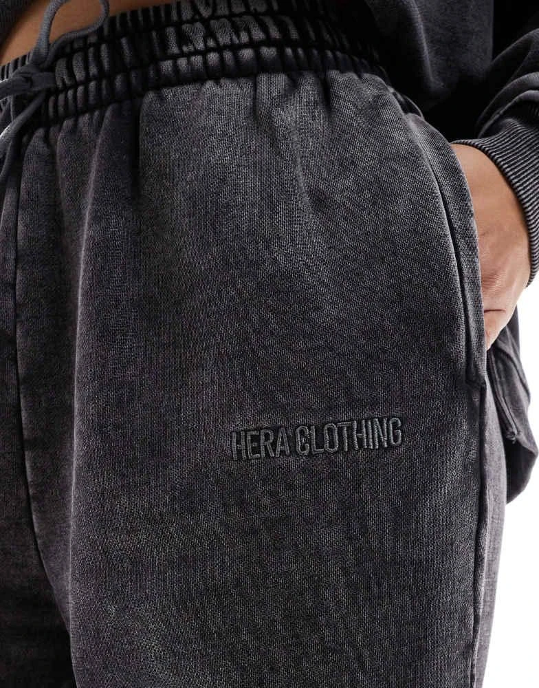 HERA Hera Womens washed sweatpant in black 4
