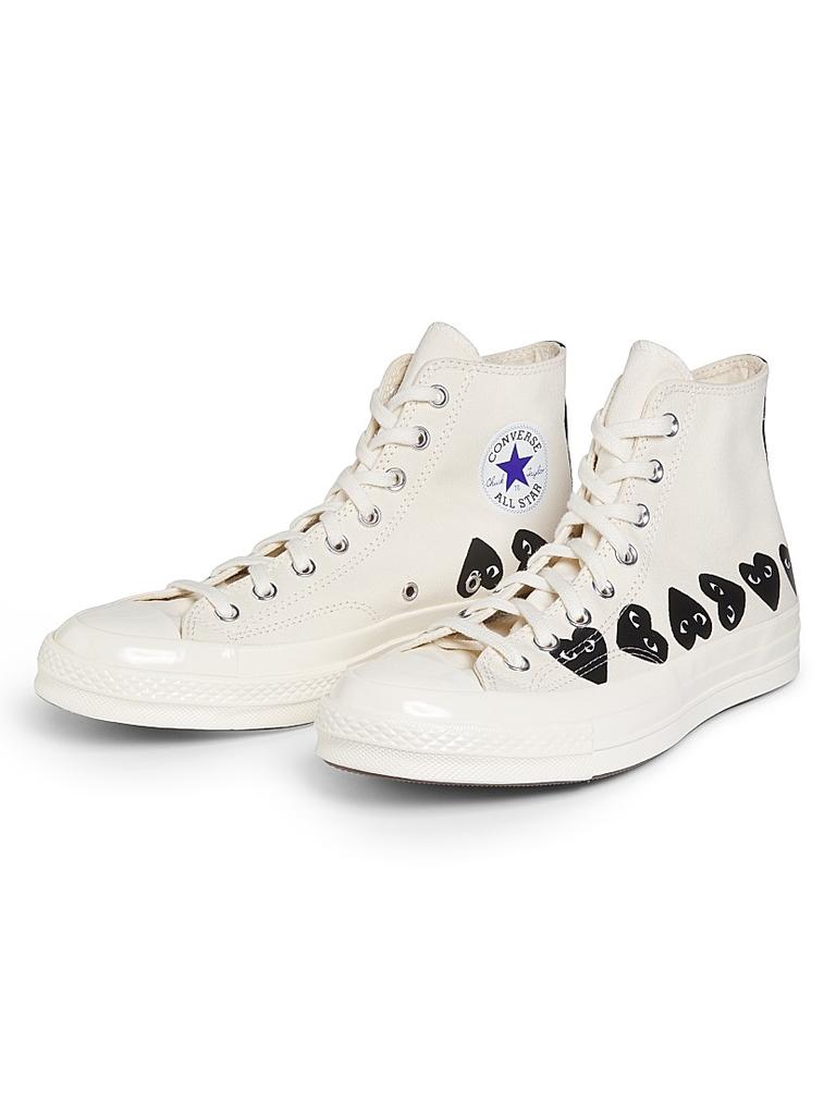 Comme des Garcons CdG PLAY x Converse Men's Chuck Taylor All Star Multi-Heart High-Top Sneakers