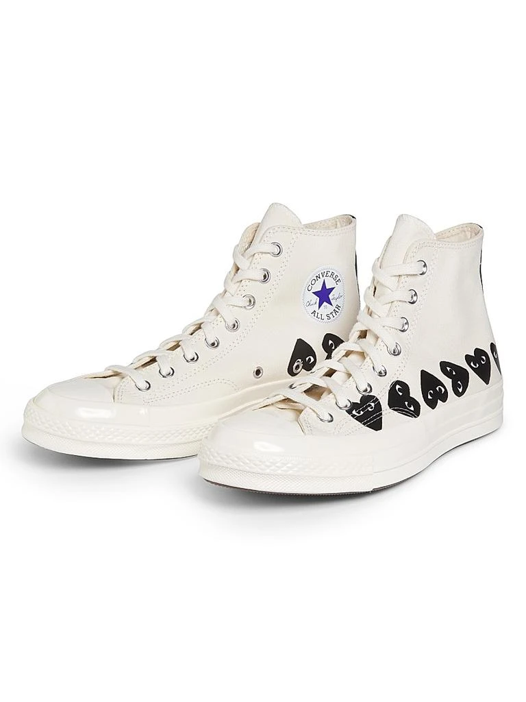 Comme des Garcons CdG PLAY x Converse Men's Chuck Taylor All Star Multi-Heart High-Top Sneakers 2