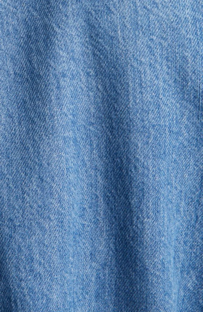 Madewell Long Sleeve Elastic Waist Denim Romper 5