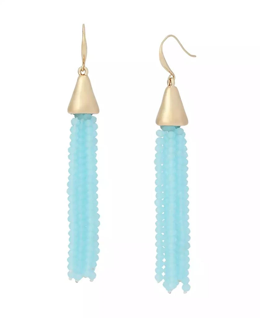 Robert Lee Morris Seed Bead Fringe Earrings