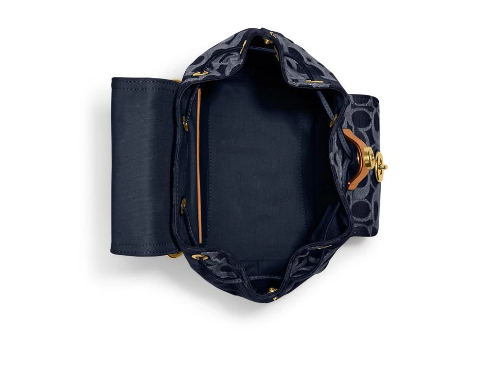 Coach Washed Denim Signature Riya Backpack 21 3