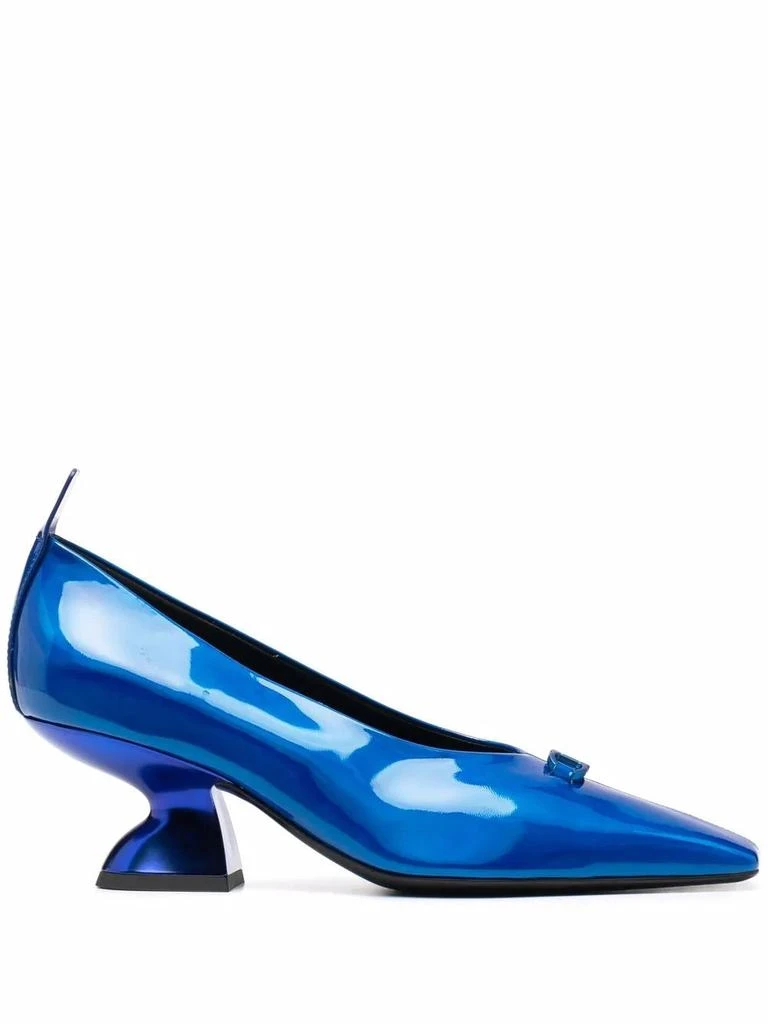 Salvatore Ferragamo Ferragamo F Heel Leather Pumps 01C446747882 4