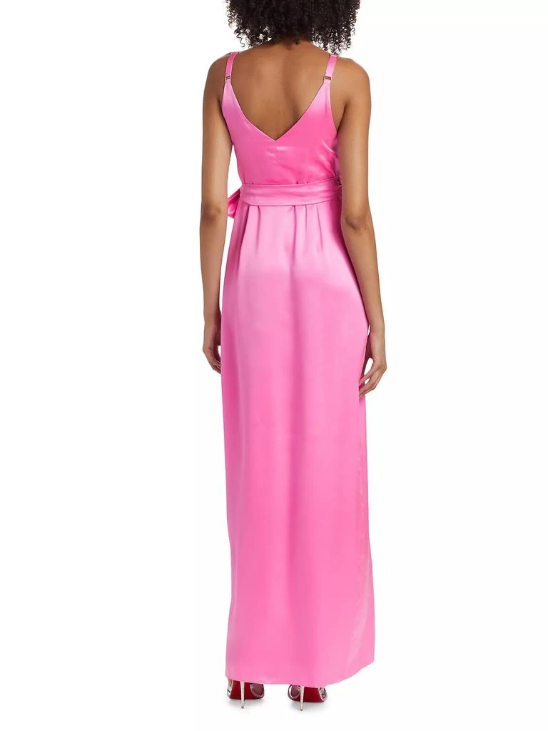 Amanda Uprichard Liberty Silk Wrap Gown 5