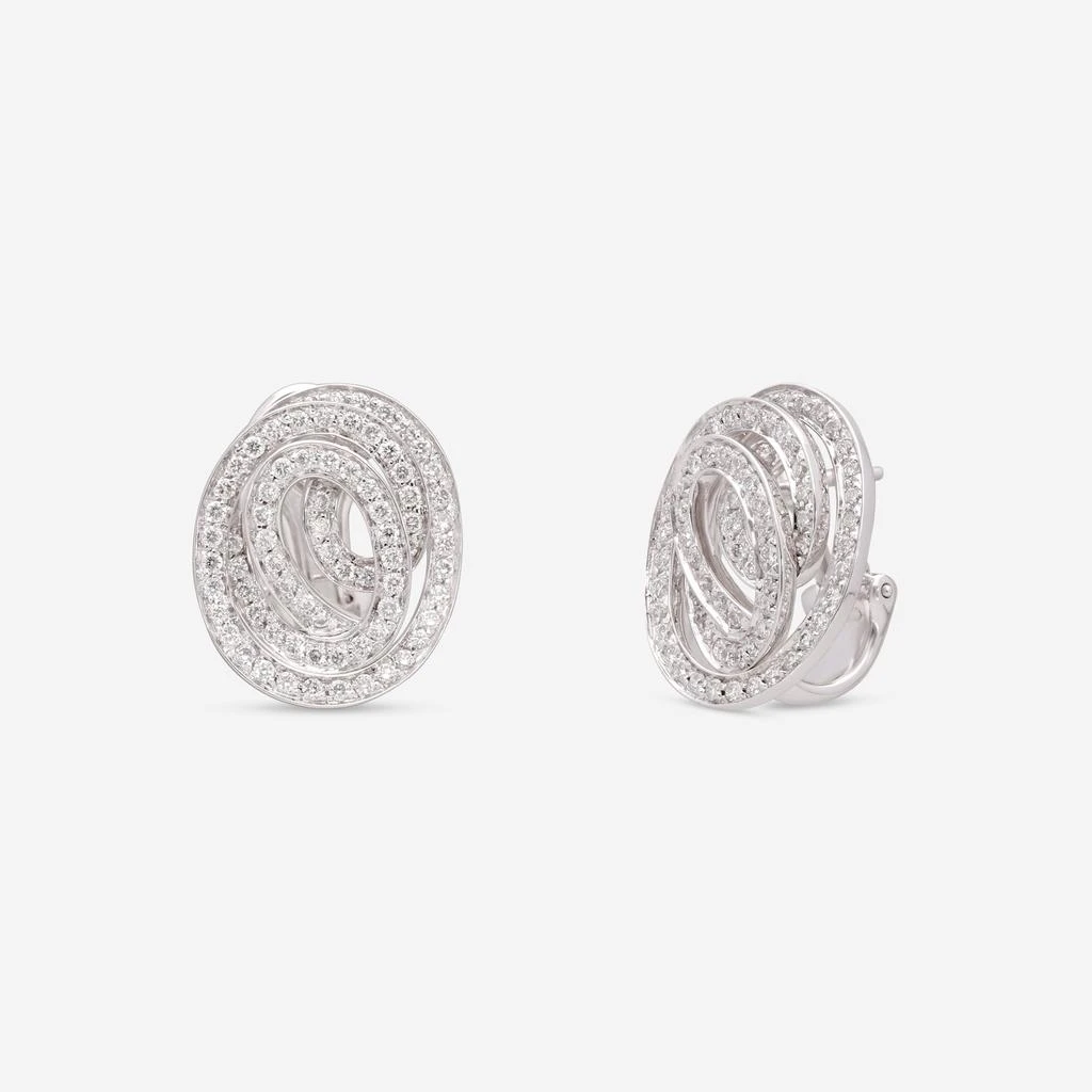 Giloro Giloro 18K White Gold Diamond Cluster Earrings OR0556-170 2