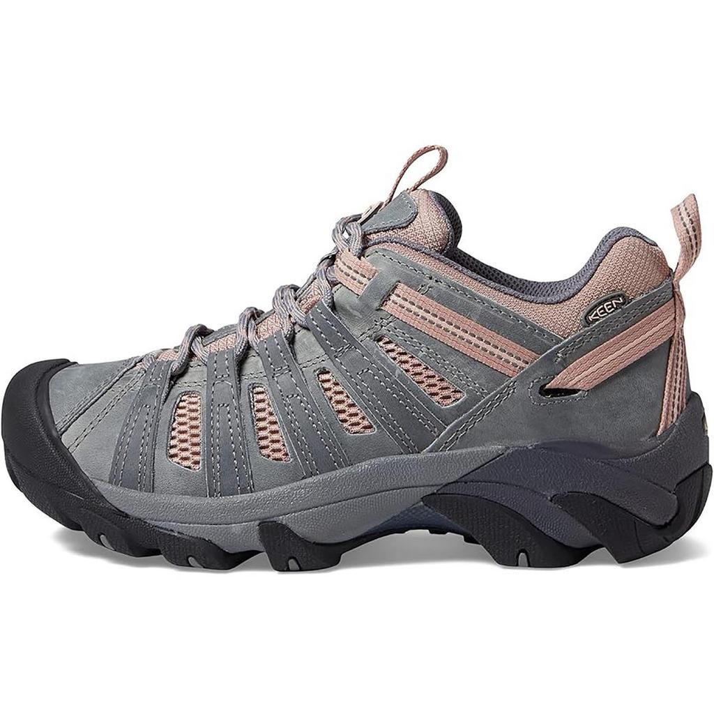 Keen Voyageur Mens Leather Mesh Inset Hiking Shoes