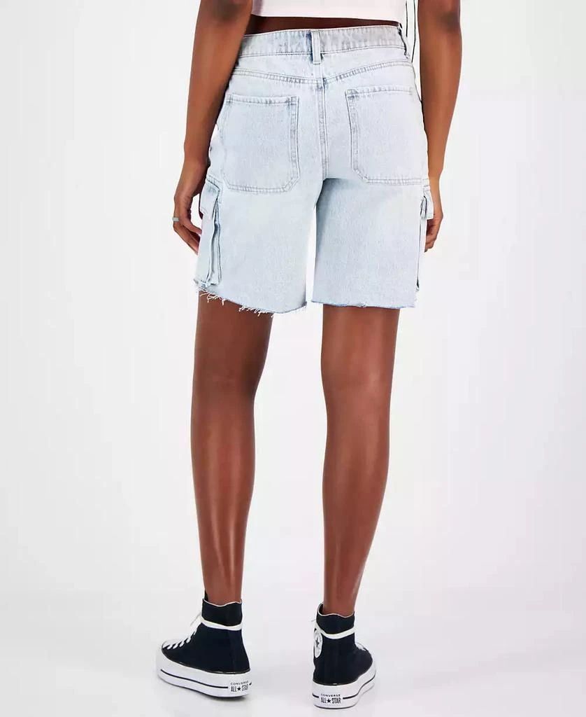 Indigo Rein Juniors' Cargo Denim Jorts 4