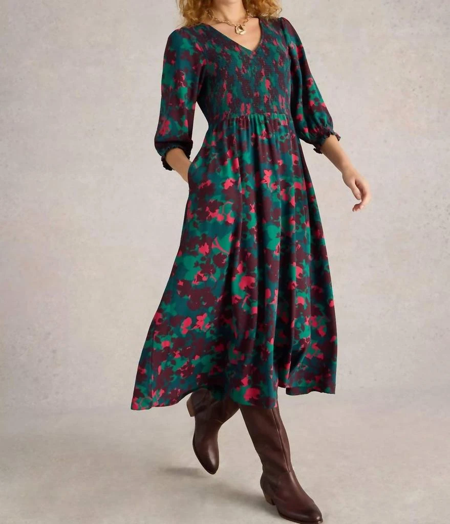 White Stuff White Stuff - Emily Shirred Jersey Dress 2