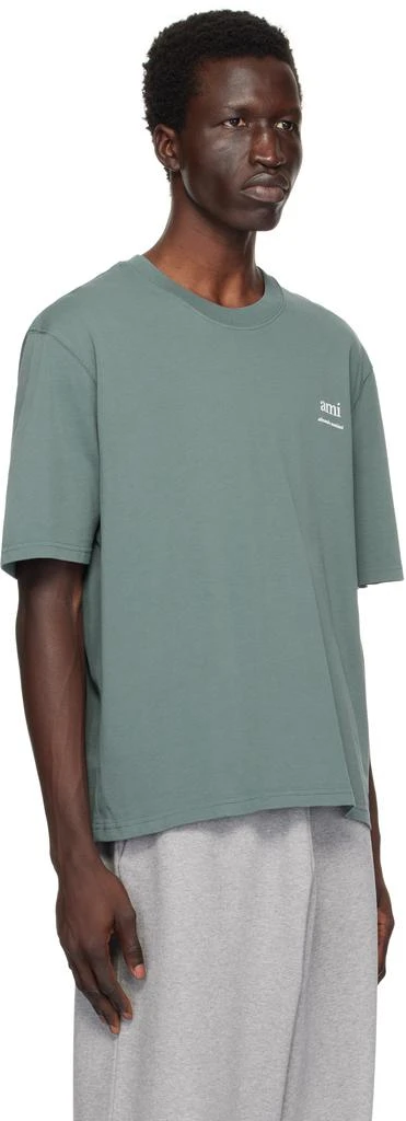 AMI Green 'Ami Alexandre Mattiussi' T-shirt 2