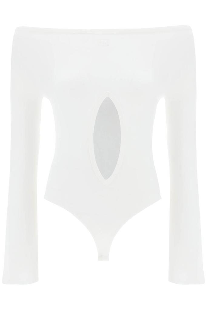 courreges "jersey body with cut-out