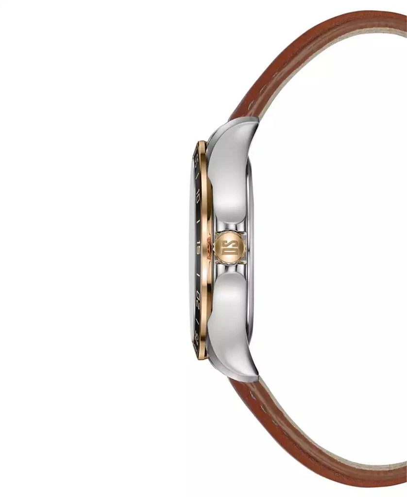 Certina Men's Swiss Automatic DS-8 Brown Leather Strap Watch 41mm 3