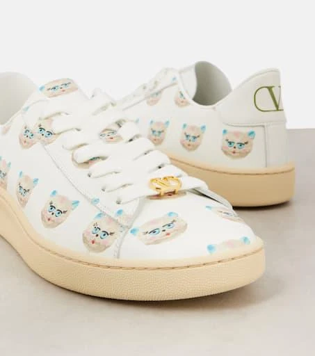 Valentino Royco VLogo printed leather sneakers 5