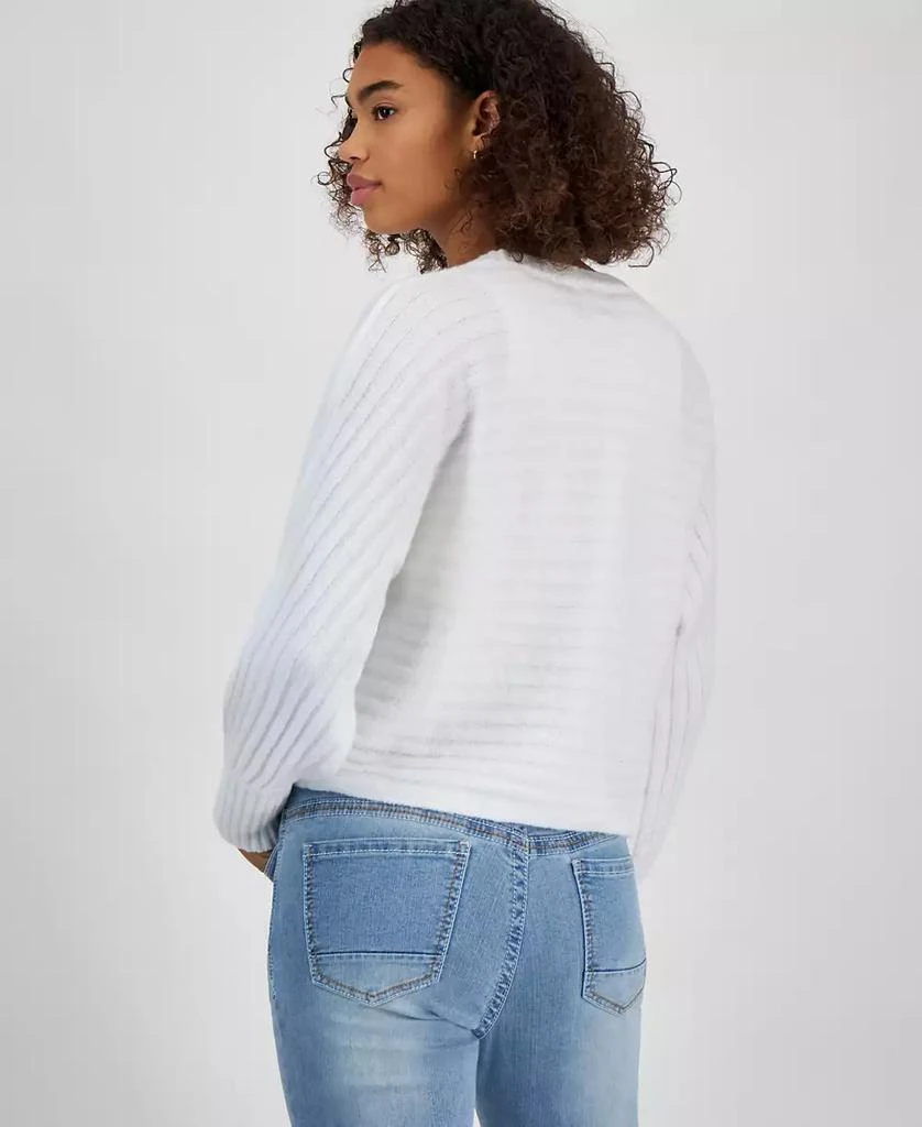 Hippie Rose Junior's Elliptical Rib-Knit Sweater 4
