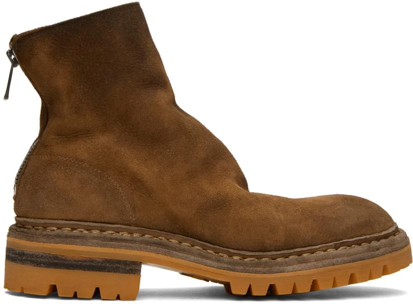 UNDERCOVER Tan nonnative & Guidi Edition Back Zip Boots IT-41 