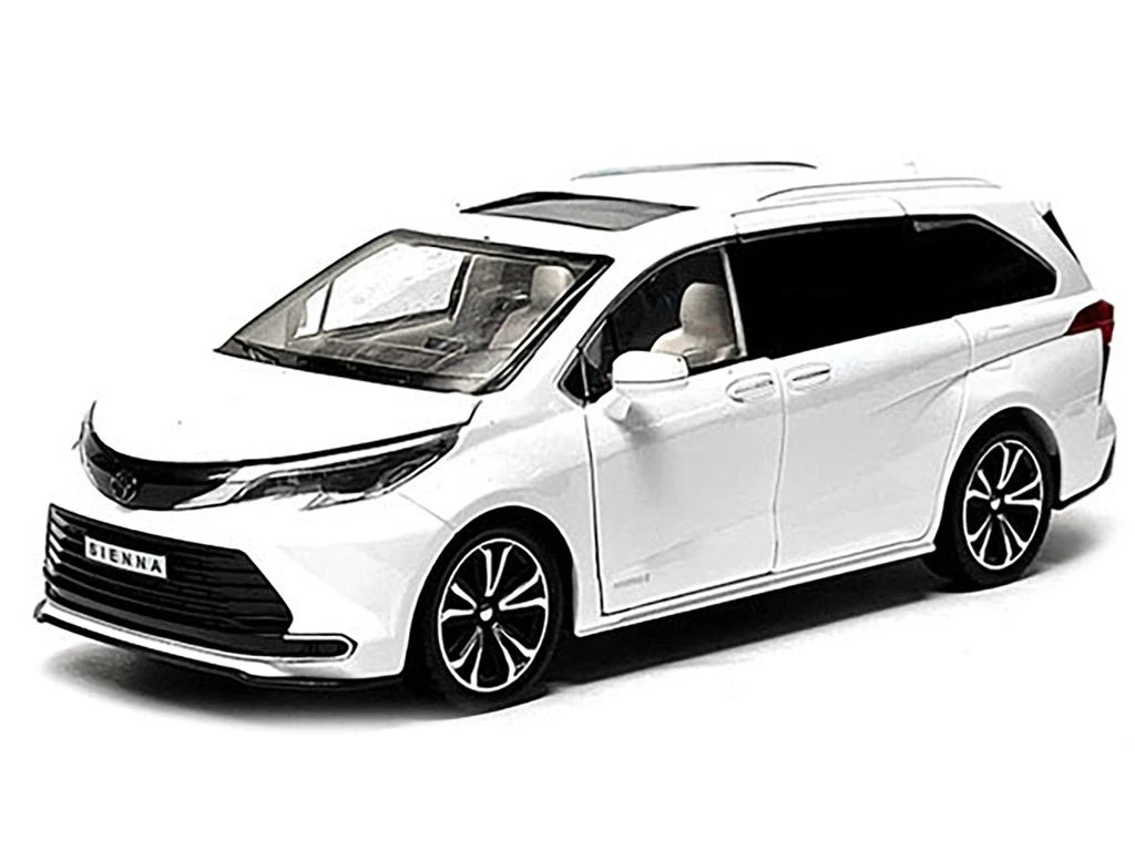 Other Toyota Sienna Minivan White 1/24 Diecast Model Car 3