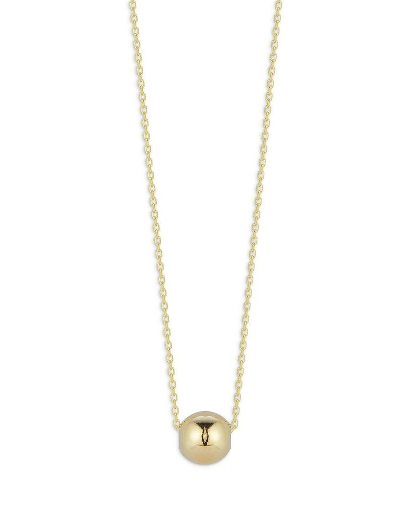 Alberto Amati 14K Yellow Gold Medium Polished Ball Pendant Necklace, 16" 1