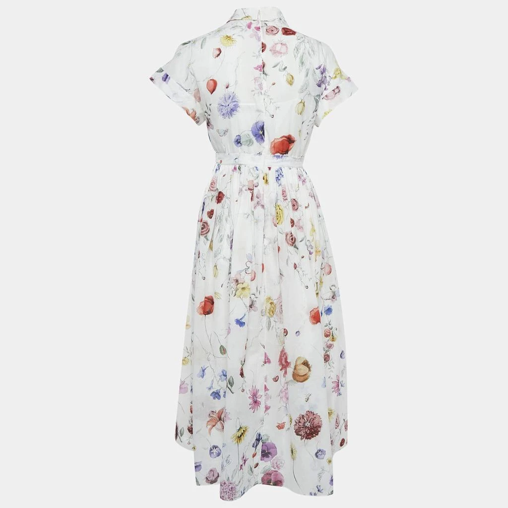 Dior Christian Dior Floral Print Cotton Gathered Midi Dress S - Dresses &  Skirts - Free Shipping - BeyondStyle