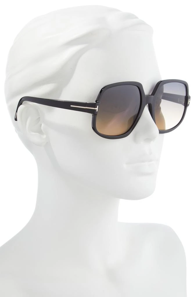 Tom Ford Delphine 60mm Gradient Sunglasses 3