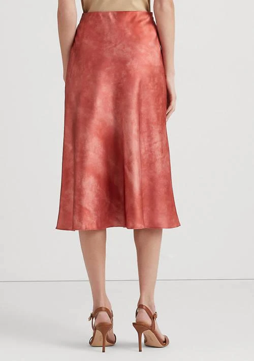 Ralph Lauren Ralph Lauren Tie Dye Print Satin Skirt 2