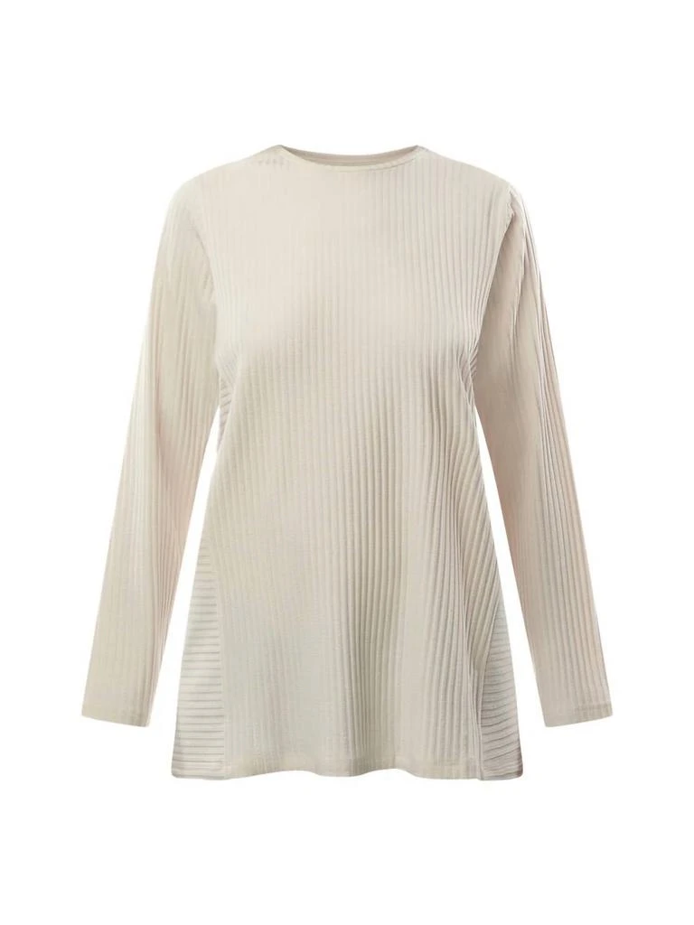 Eileen Fisher Eileen Fisher - Round Neck Tunic Long Sleeve Top 4