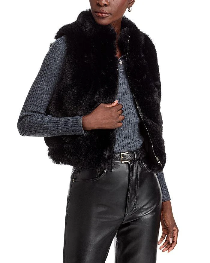 Adrienne Landau The Icon Faux Fur Vest 1